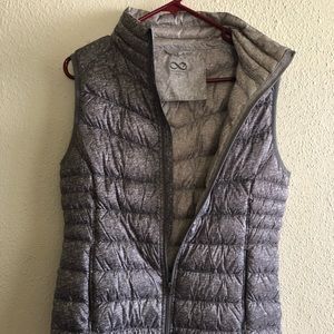 Blanc Noir Down Grey Puffer Vest